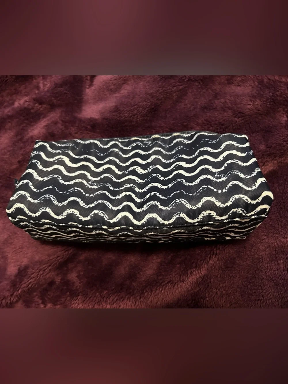 Lug Jib zip pouch Waves Navy